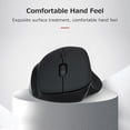 thumbnail image 5 of 2.4G Wireless Optical Vertical Mouse 6 Keys Ergonomic Office Mouse 3 Adjustable movement speed Comfortable Hand Feel for PC Laptop Black, 5 of 5