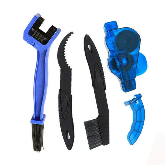 Bike Chain Cleaning Brushes Set,Bike Chain Cleaner Kit Mountain Bike Chain Washer Set Bike Chain Cleaner Kit Sleek Aesthetic