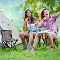 thumbnail image 6 of 600D Oxford Camping Chair Portable Foldable Chair Supports 220 lbs for Picnic, Fishing, Backpacking Red Berries and Robin Birds, 6 of 8