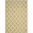 thumbnail image 2 of SAFAVIEH Montauk Crispian Geometric Quatrefoils Cotton Area Rug, Green/Ivory, 9' x 12', 2 of 7