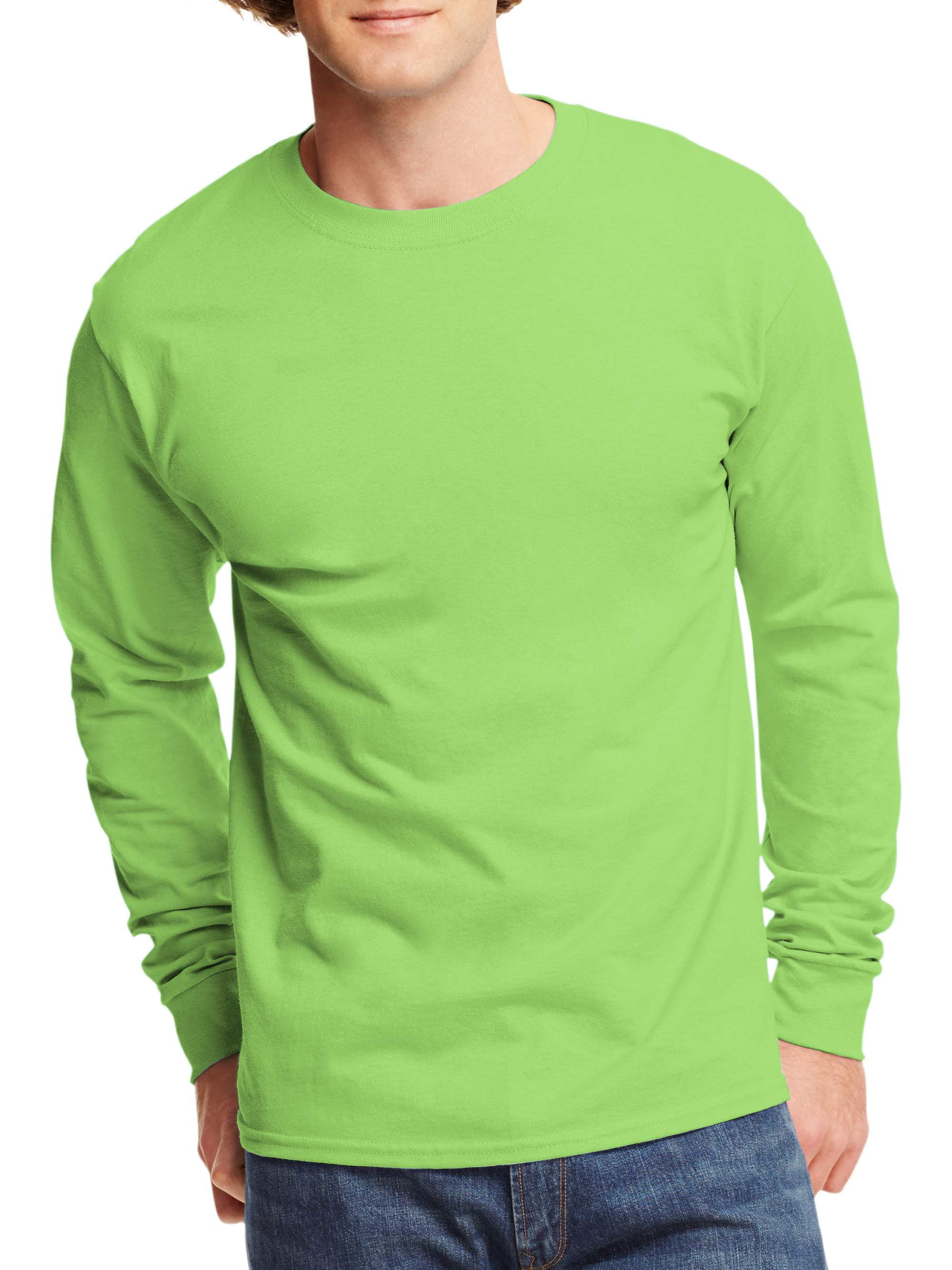 long sleeve green t shirt