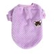 thumbnail image 1 of Greeniant Ropa para perros Disfraces Estilo simple Suéter multicolor para mascotas Cachorros Camisa Suavidad Mantener caliente Cachorro Chaleco Café L Ropa para mascotas Violeta L Greeniant PT003805-18B, 1 of 6