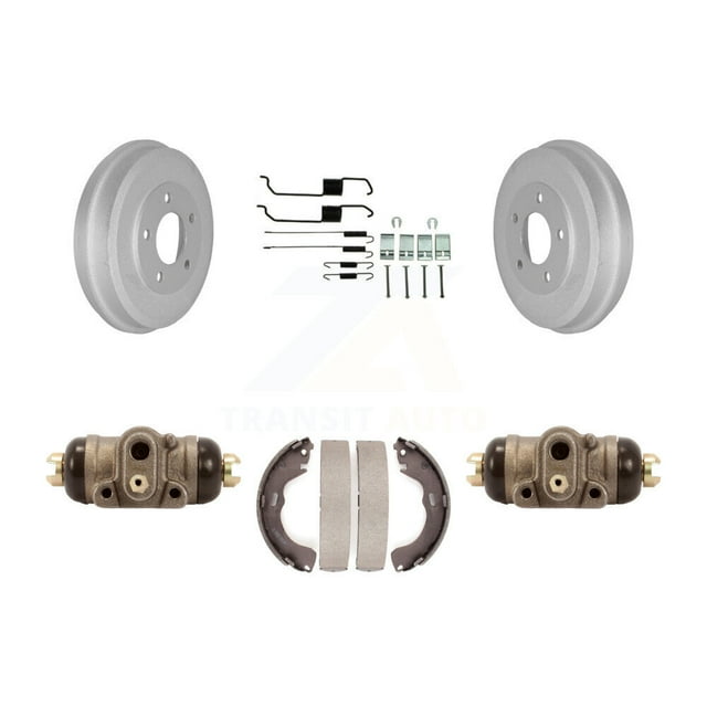 Transit Auto Rear Coated Brake Drum Shoes Spring and Cylinders Kit for Car Ford Escape Mazda Tribute Mercury Mariner KGN-100102