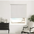 thumbnail image 1 of Brielle Home Silver Shimmering Blackout Cordless Roller Shade, 1 of 4