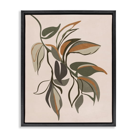 Stupell Industries Eclectic Black Floating Frame Canvas Art, 17 x 21, by Nataly White