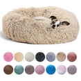 thumbnail image 2 of 40-90cm Round Pet Bed for Large Dog Bed Super Soft Cat Bed Long Plush Dog House for Medium Dog House Winter Warm Sleeping, 2 of 9