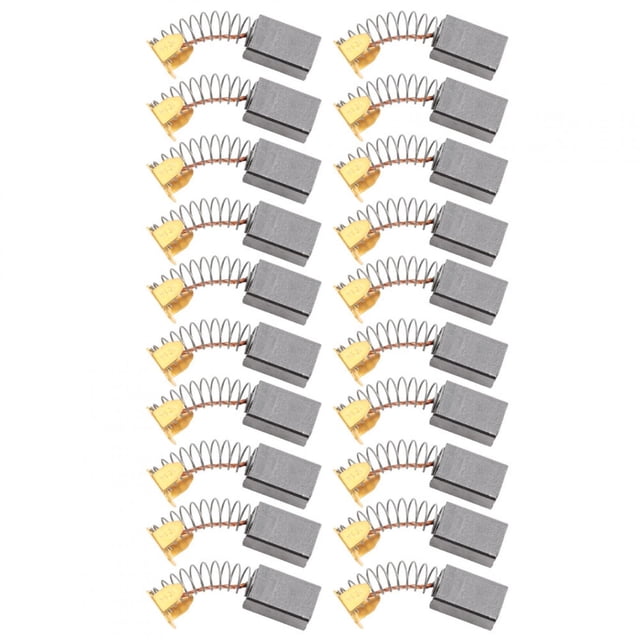 Escobillas De Carbón Para Motor Eléctrico, Escobillas De Carbón 20 Piezas, Escobilla De Carbón Conductora Reemplazable Para Motores Eléctricos 101 6x10x15mm