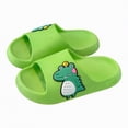 thumbnail image 5 of HCNTES Toddler Kids Unisex Sandals Soft Sole Non-Slip Slides for Spring Summer Beach Pool Shower Indoor Play(Z01-Green,13), 5 of 5