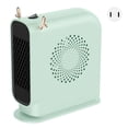 thumbnail image 1 of Calentador eléctrico para espacios, calentador eléctrico portátil versátil de calentamiento rápido para suministros de invierno para el hogar y la Oficina, enchufe verde de EE. UU. de 110V, 1 of 10