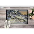thumbnail image 2 of Carolines Treasures PPP3274MAT Siberian Husky Winterscape Door Mat Indoor Rug or Outdoor Welcome Mat 18x27 Doormat  18H, 2 of 3