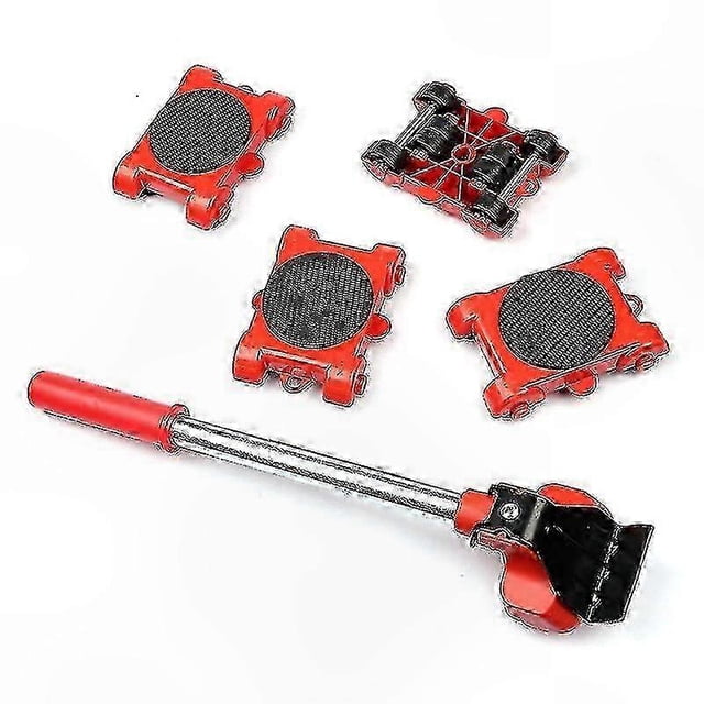Heavy Duty Furniture Mover Kit - 5pcs Lifting Sliders for Easy Transport and Relocation Tool Set