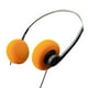 thumbnail image 1 of Calsgkspray Auriculares supraaurales retro naranja,Auriculares con aros Vintage Feelings,Auriculares ligeros retro,Auriculares estéreo de alta fidelidad y audífonos pequeños y livianos, 1 of 5