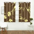 thumbnail image 2 of MKHERT Dinosaur Bones Window Curtain Kitchen Curtains Window Treatments 26x39 inch,Set of 2, 2 of 3