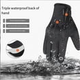 thumbnail image 6 of qolati Warm Windproof Winter Gloves Black Ski Gloves Soft Touchscreen Texting Gloves Stretch Snowboard Cold Weather Snow Gloves for Adult Men Women, 6 of 6
