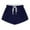 Dark Blue, variant on Plebaso Womens Yoga Shorts High Waist Comfy Lounge Shorts Casual Drawstring Workout Shorts for Running