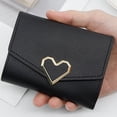 thumbnail image 3 of Short Wallet Hold The Card Fine Stitching Convenient Slim Simple Female Purse, 3 of 5