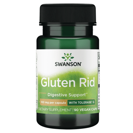 Swanson Gluten Rid with Tolerase G 100 mg 90 Veggie Capsules