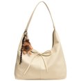 thumbnail image 3 of Bolso Hombro para Mujer Hobo Con Lazo Media Cuero PU Desplazamientos (), 3 of 9