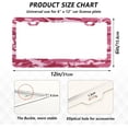 thumbnail image 3 of GZHJMY Red Sharks License Plate Frame 2 Pack 2 Holes Car Aluminum License Plate Holder Automotive Parts Decoration Universal with Screw Caps Cover, 3 of 7