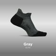 thumbnail image 2 of Feetures Elite Max Cushion No Show Tab - Running Socks for Men & Women - Athletic Compression Socks - Moisture Wicking - S, New Gray-3Pair, 2 of 8
