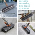 thumbnail image 4 of Floor Scrub Brush with Long Handle, 3 in 1 Scrape and Heavy-Duty Stiff Bristle Scrubber Brush for Cleaning Shower Bathroom, Patio, Garage, Kitchen, Wall and Deck, 4 of 6