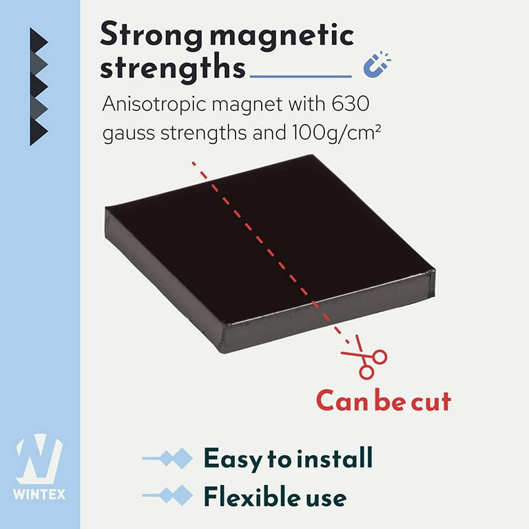 Self-Adhesive Magnet Sheets, Extra Strong 2mm Flexible Sticky