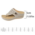thumbnail image 2 of Mujeres Sandalias ortopédicas Sandalias huecas de verano Avencables sandalias de cuña informales, 2 of 6