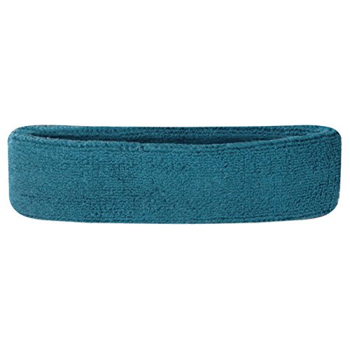 Suddora Diadema de entrenamiento para hombres y mujeres Banda deportiva que absorbe la humedad Bandas de tela de rizo de algodón ligero para baloncesto Tenis Fútbol Gimnasio Correr Cosplay y disfraces