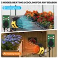 thumbnail image 6 of EAGLE PEAK Digital Heat Mat Thermostat Controller -4 to 108 °F for Heater, 1 Pack, 6 of 9