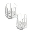 thumbnail image 1 of Oleegame 2PC Retractable Cup Rack Holder Creative Storage Rack Bowl Kitchen Kitchen，Dining Bar White, 1 of 9