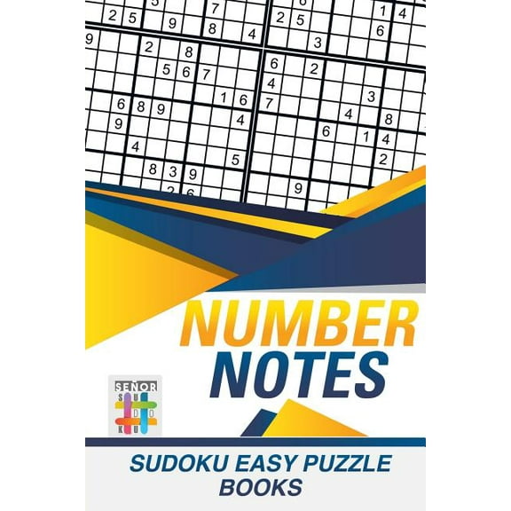 Number Notes Sudoku Easy Puzzle Books (Paperback)