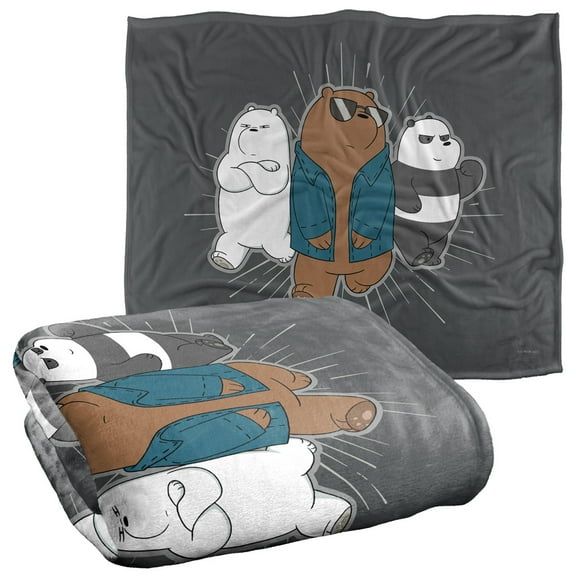 We Bare Bears Jacket Officially Licensed Silky Touch Super Soft Throw Blanket 50' x 60'