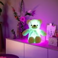thumbnail image 2 of 2026 New! Creative Light Up LED Inductive Teddy Bear Stuffed Animals Plush Toy Colorful Glowing Teddy Bear, 20- Inch, 2 of 6