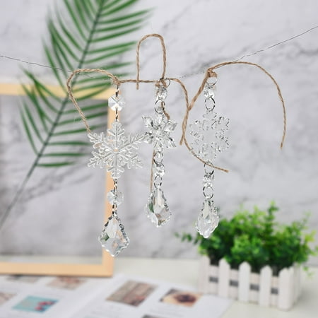 

JDEFEG Stringed Garland P For Diy Snowflake Wedding Tree Hanging Acrylic Decoration Christmas Decoration Home Decor Acrylic Chandelier Centerpiece Acrylic Clear