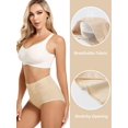thumbnail image 3 of MEIYATING Culottes Taille Haute pour Femmes Contrôle du Ventre Culottes Post-Partum Multipack, 3 of 6