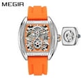 thumbnail image 5 of MEGIR Sport Mechanical Movement Wristwatch for Men Luxury Silicone Strap Automatic Watch Waterproof Luminous Big Dial Clock, 5 of 6