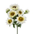 thumbnail image 4 of DECMAYArtificial Sunflower Bush Set - 18.9" Tall Lifelike Sunflowers, 4-Pack Polyester Floral Decor for Home, Wedding, or DIY Crafts (Multiple Styles Available), 4 of 12