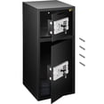 thumbnail image 2 of Large 2.6 Cubic Feet Heavy Duty Digital Security Safe Box - Double Steel Door Home Safe for Money, Guns, Jewelry (Black), 2 of 7