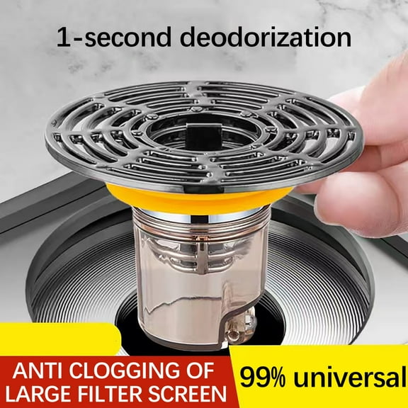 BCZHQQ Magnetic Self-Closing Odor Proof Floor Drain Core,Drain Backflow Preventer,Floor Drain Odor Stopper for Kitchen Bathroom Bathtub Shower Room