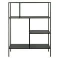 thumbnail image 2 of Henn&Hart 36" Blackened Bronze Metal Bookcase, 2 of 8