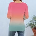 thumbnail image 5 of Fewfanhot Womens Summer Outfits Casual Fashion Printed Casual Round Neck Summer Outfits Early Fall Fashion Spring Clothes, 5 of 6