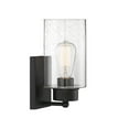 thumbnail image 4 of Trade Winds Edgewood Wall Sconce in Matte Black, 4 of 5