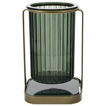 GOOHOCHY Elegant Utensil Container Green 1Pack 6.5x4.05x3.94in