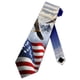 FLAG Ties Necktie By Three Rooker – US Flag Novelty Men's Tie For Work, Parties & Formal Events