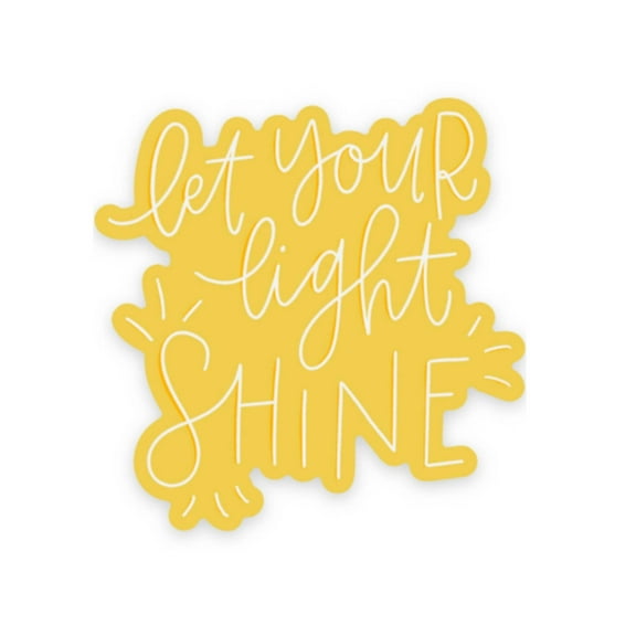 Christian Sticker | Let Your Light Shine