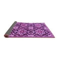 thumbnail image 2 of Ahgly Company Indoor Square Persian Purple Traditional Area Rugs, 6' Square, 2 of 4