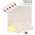 thumbnail image 3 of Espalte de espuma reutilizable reutilizable antideslizante cara de piel de limpieza profundo bolsa de malla de malla interior inodoro burbuja accesorios accesorios 10 piezas Inevent HA059463-00, 3 of 7