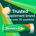 Berocca Energy Vitamin Supplement Effervescent Tablets, Orange, 10 Ct