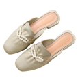 thumbnail image 5 of Women's Fashion Comfort Slip On Mules Walking Working Nonslip Flats Lighweight Flat ClogsEU 36.5, 5 of 5