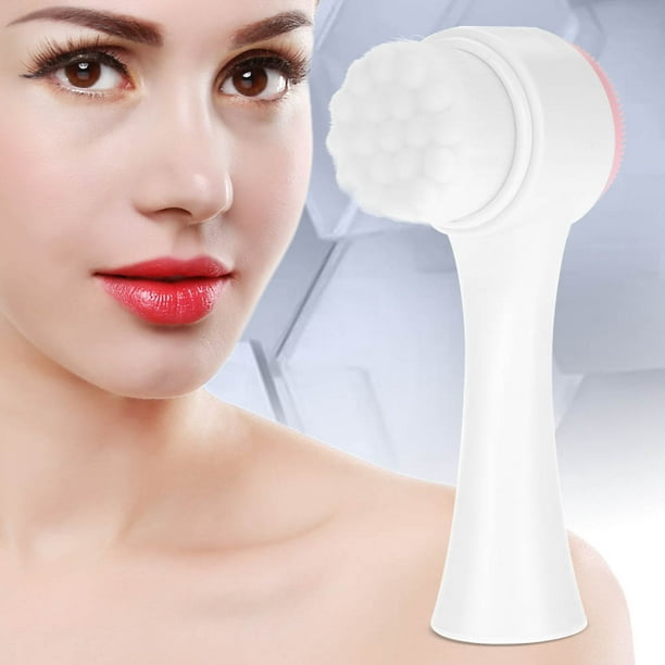 Garosa Brosse nettoyante pour le visage, Mode 3D Double Face Brush Brosse  nettoyante pour le visage Outil de massage pour l'élimination de la graisse  exfoliante, Brosse pour le visage 